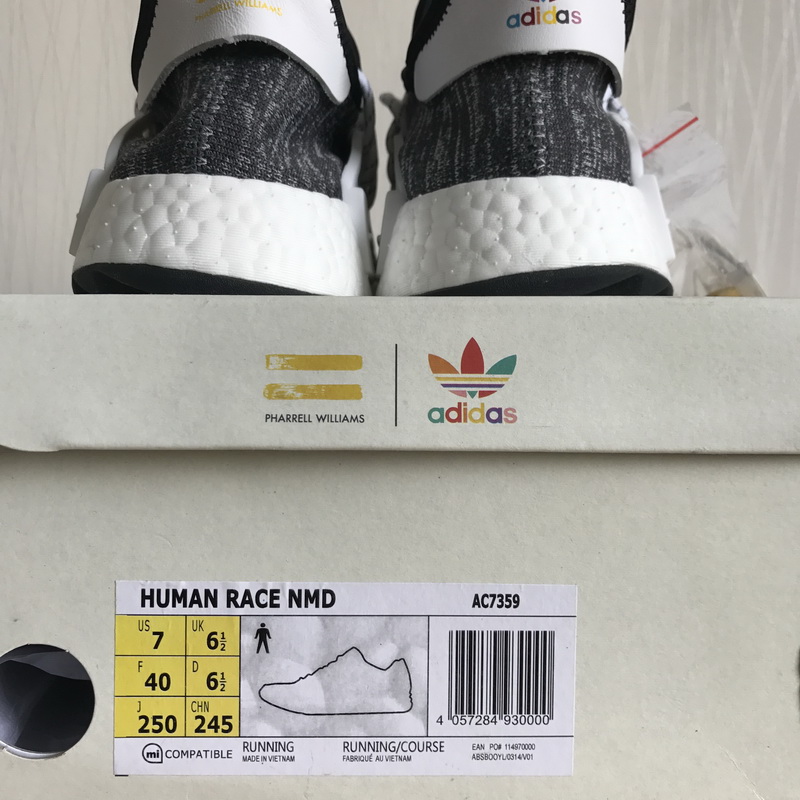 Super Max Adidas Human Race NMD x Pharrell Williams “Core Black” GS--014